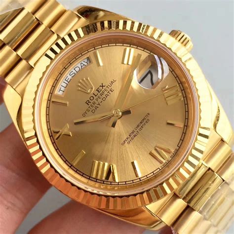 real gold Rolex watch